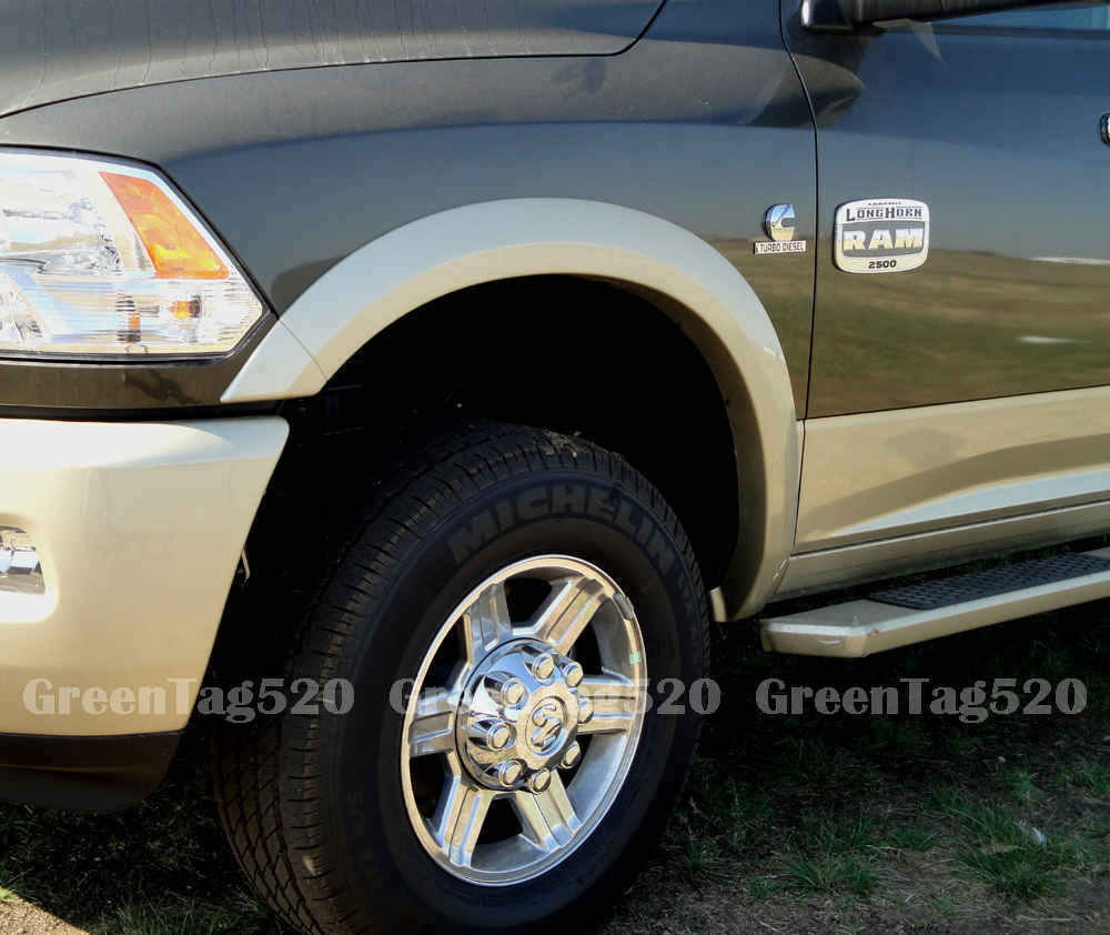 2010-2017 RAM 2500 / 3500 FENDER FLARES FACTORY STYLE – PAINTABLE FINE GRAINED