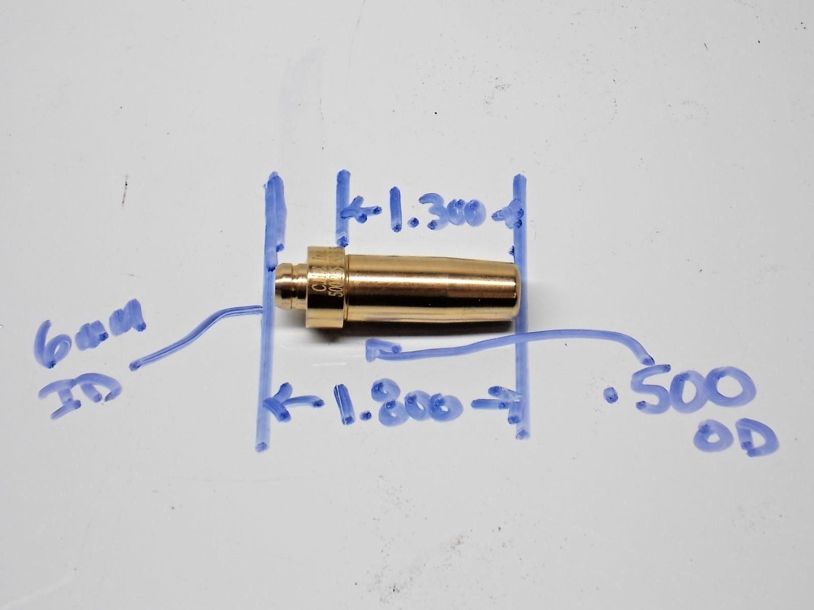 8 NEW 6mm CHE BRONZE .500 x 1.800 VALVE GUIDES RACE ROUSH DART IMSA 062617-78