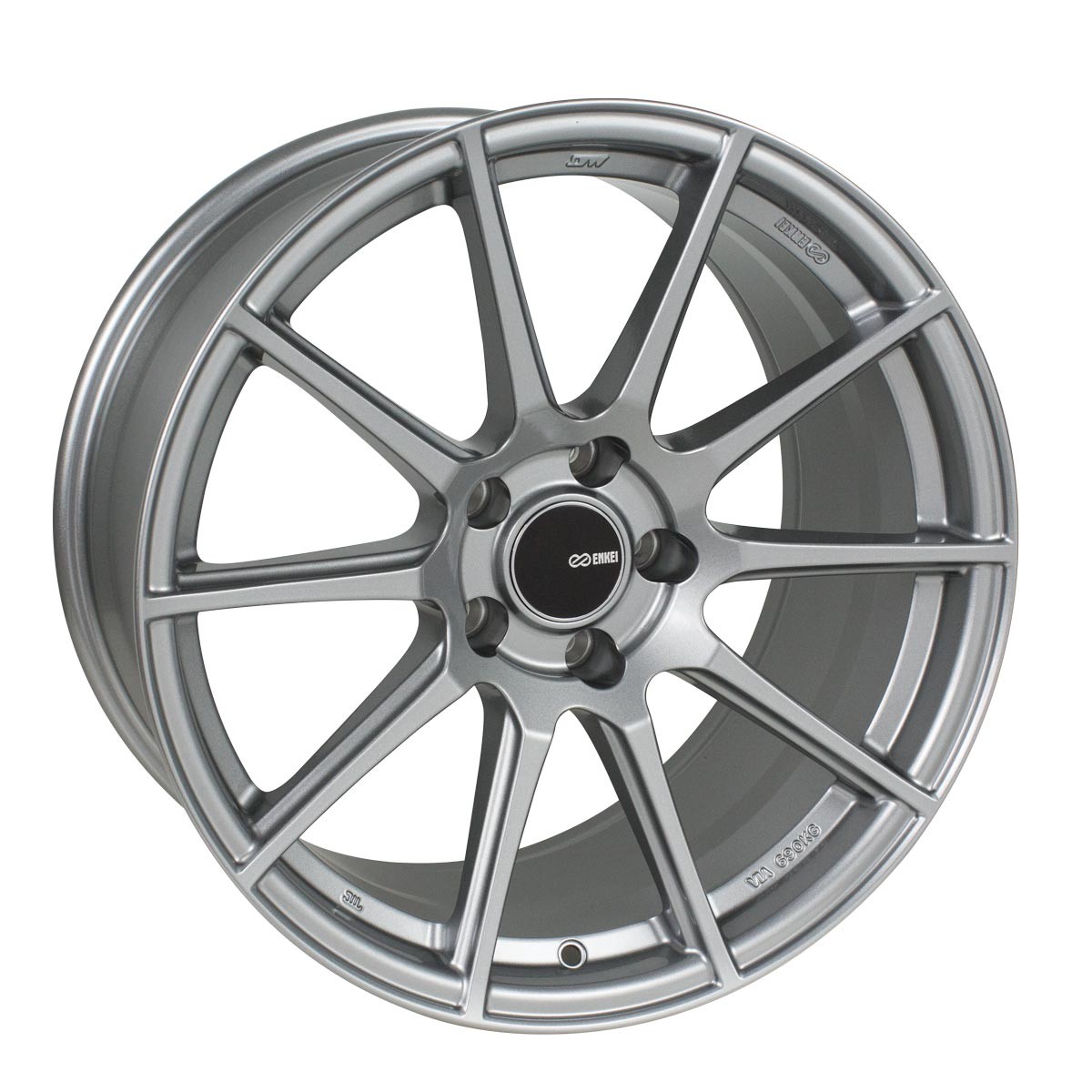 1 New 18X8.5 Enkei TS10 Wheel/Rim Storm Grey 5×100 ET45 18-8.5 5-100 Each