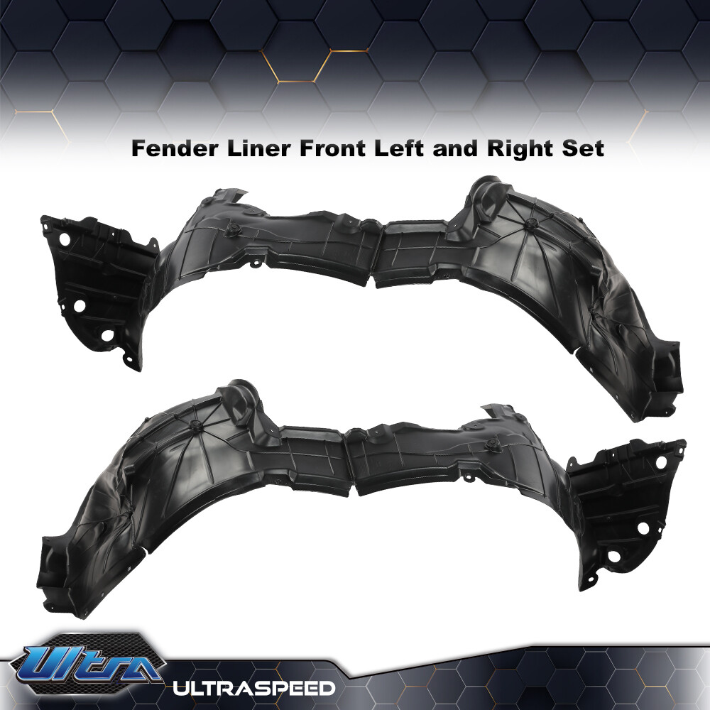 Pair Fit For 2015-21 Nissan Murano Front Fender Liners Splash Shield Liners