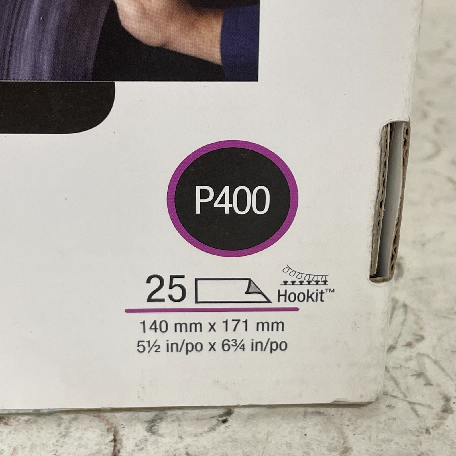3M 34337 Hookit Flexible Abrasive Hand Sheet P400 Grit 5.5in x 6.8in Universal