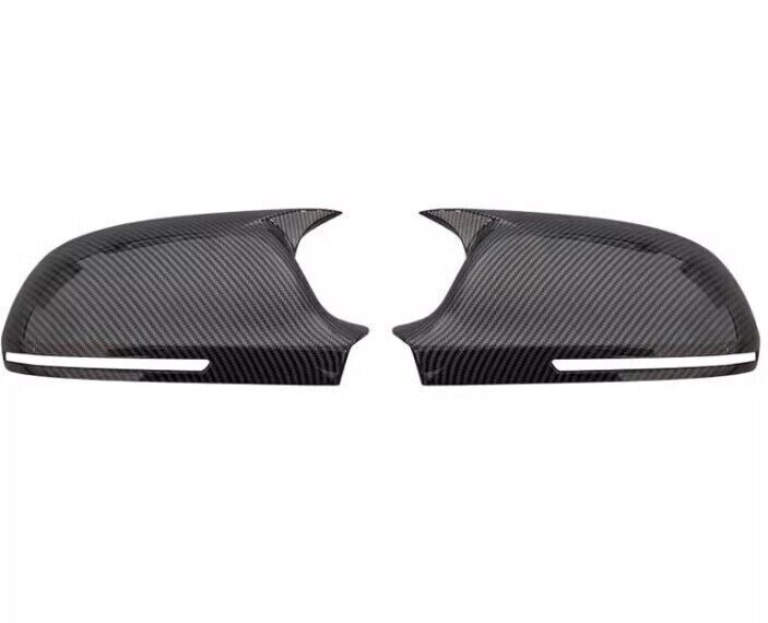 For Audi A4 S4 A5 S5 RS4 RS5 2008-2010 Carbon Fiber OX Horn Rear View Mirror Cap