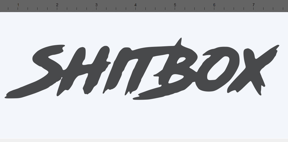 Shitbox Funny DieCut Vinyl Window Decal Sticker Car Truck SUV JDM Bumper Junker