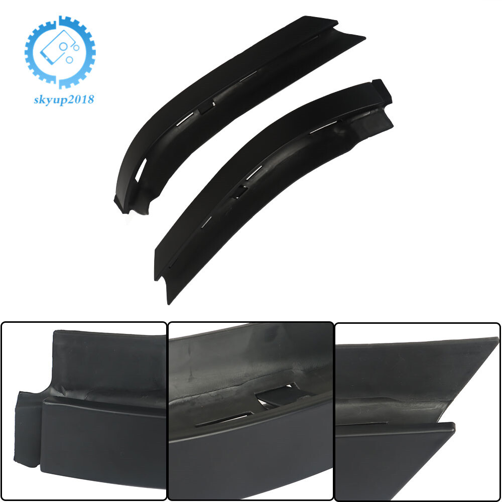 1Pair Front Upper Bumper Filler Panel For 2016-2018 Chevrolet Silverado 1500