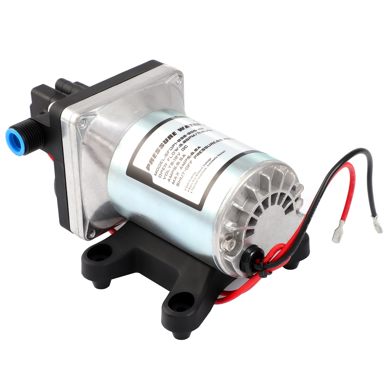 12V SHURflo 4009 Water Pump Twist On Filter 11LPM 55PSI For RV Caravan Boat