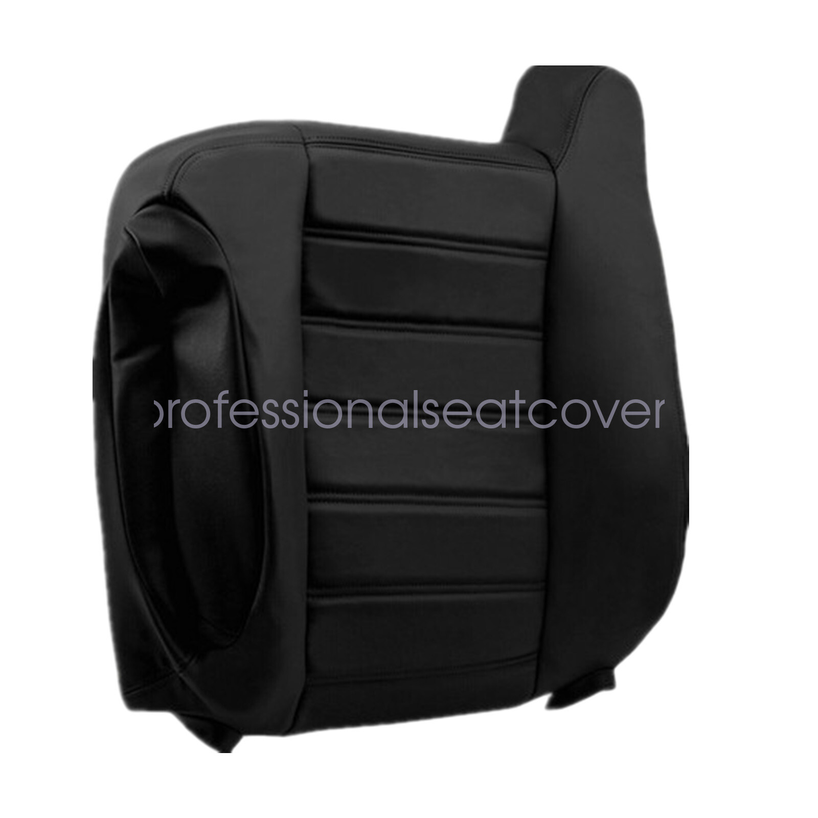 Replacement Driver & Passenger Bottom-Top Seat Cover Black For 03-07 Hummer H2