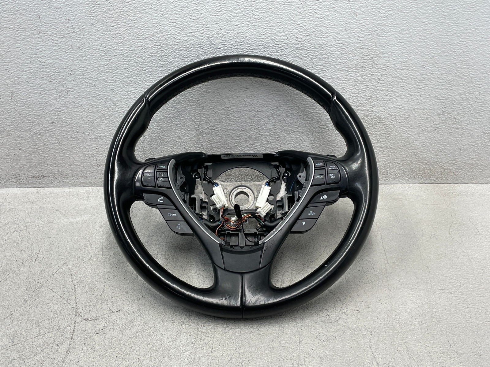 16 17 18 Acura RDX Steering Wheel Assembly W/Switches Shifters Black 1644 OEM