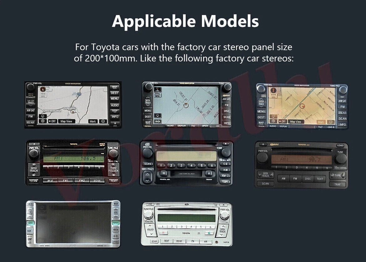 Carplay Android 14.0 For 2004 2005 2006 Scion xA Car Stereo Radio GPS +CAM