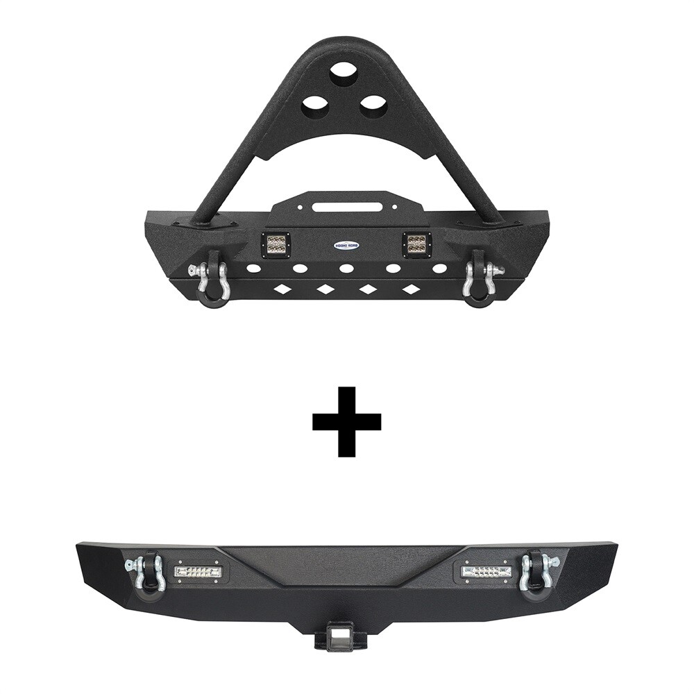Stubby Stinger Front Winch Bumper or Rear Bumper for Jeep Wrangler JK 2007-2018
