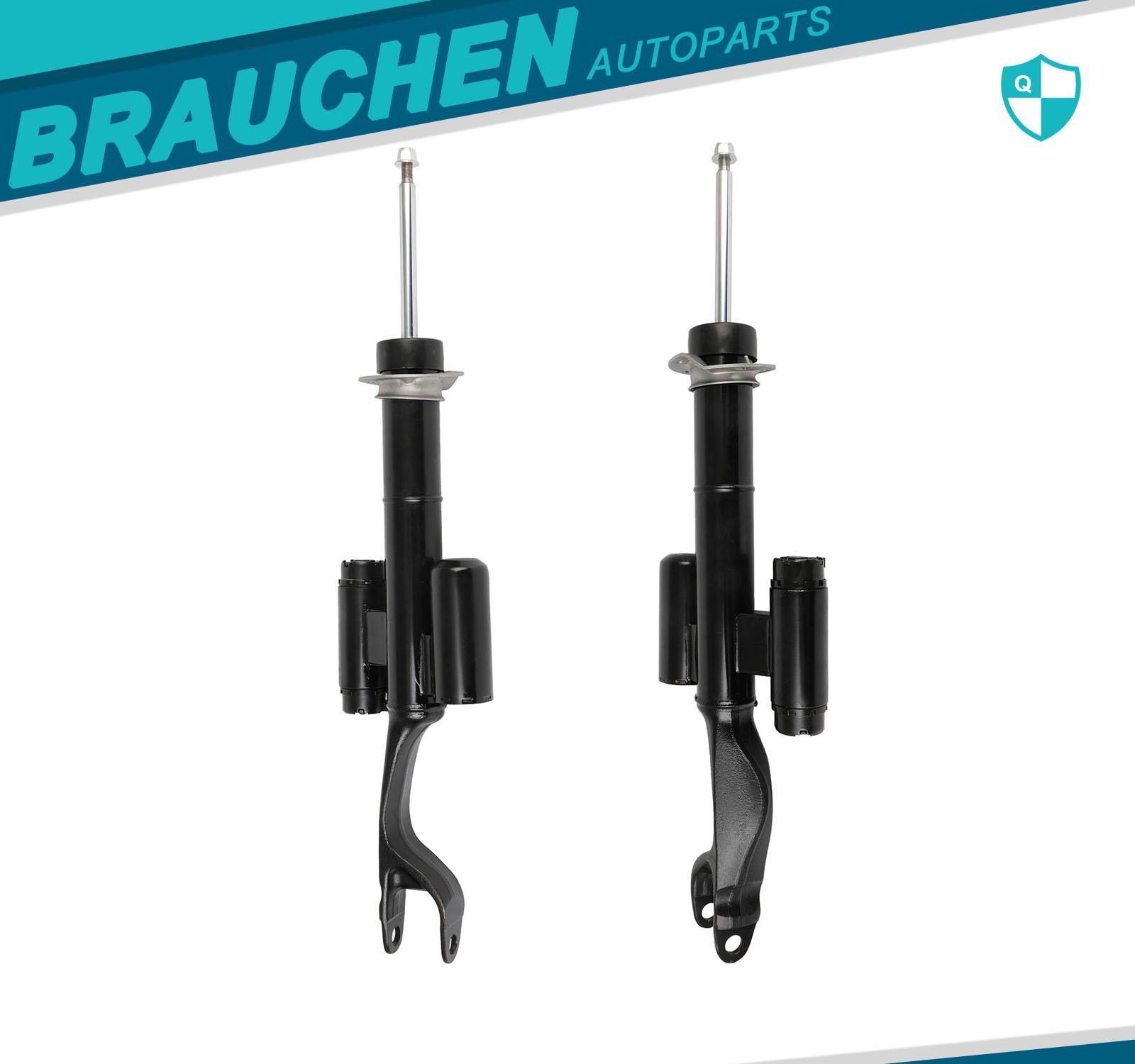 Front 2x Air Ride Shock Strut Suspension For Mercedes C300 C450 4Matic 17-20