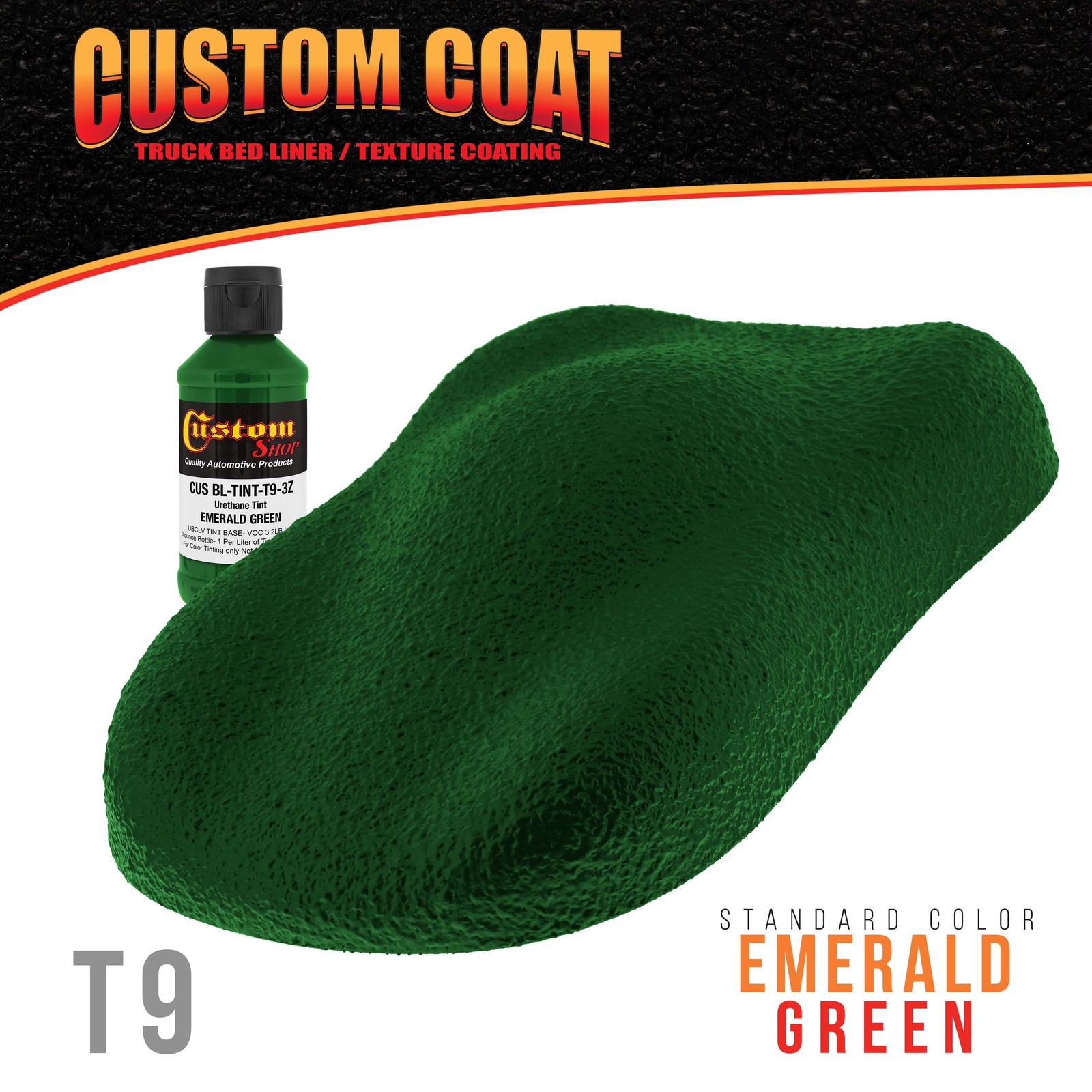 3 Ounce Emerald Green Color Urethane Tint Concentrate for Bed Liner Coatings