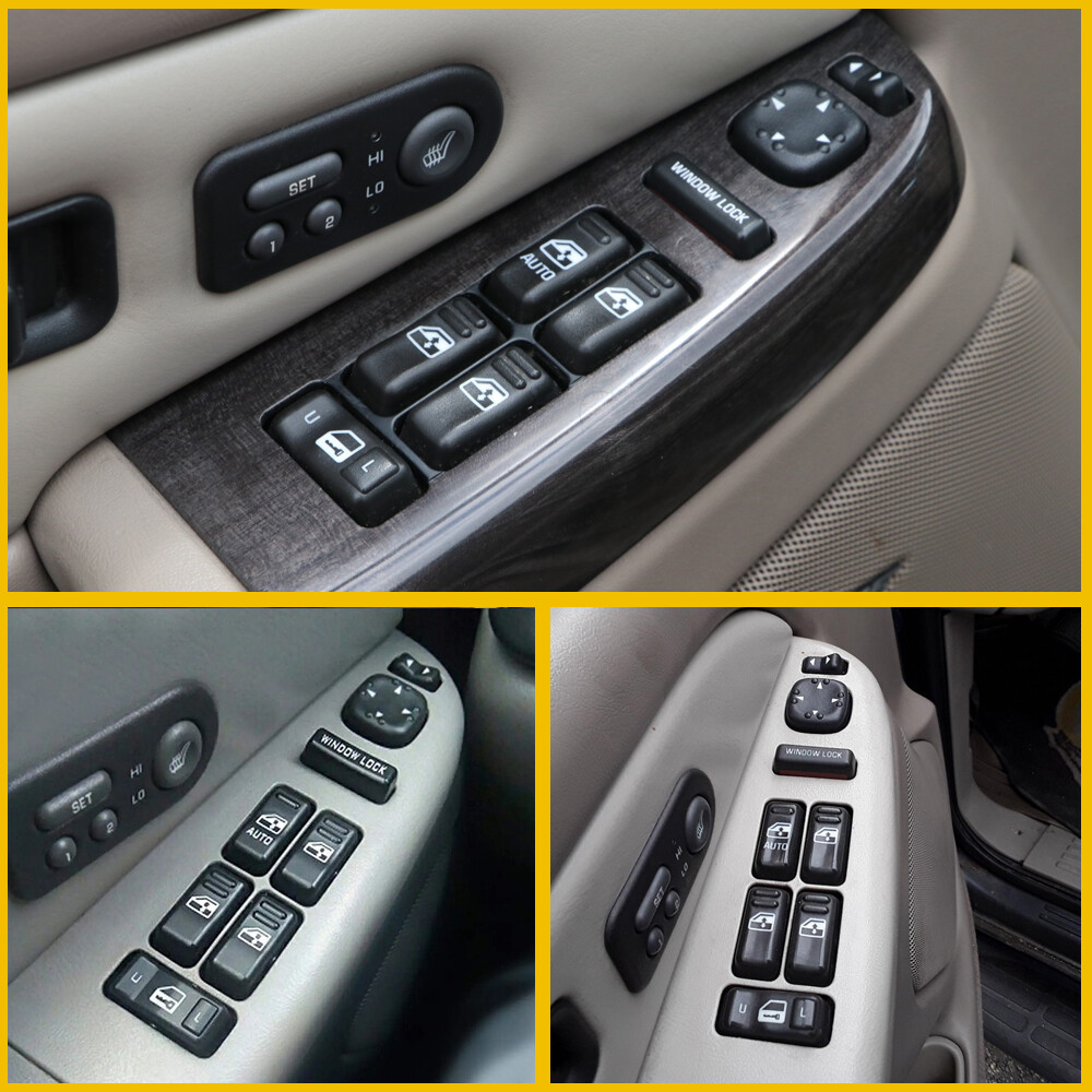For 2000-2002 Chevy GMC Left Driver Master Side Power Window Door Switch Control