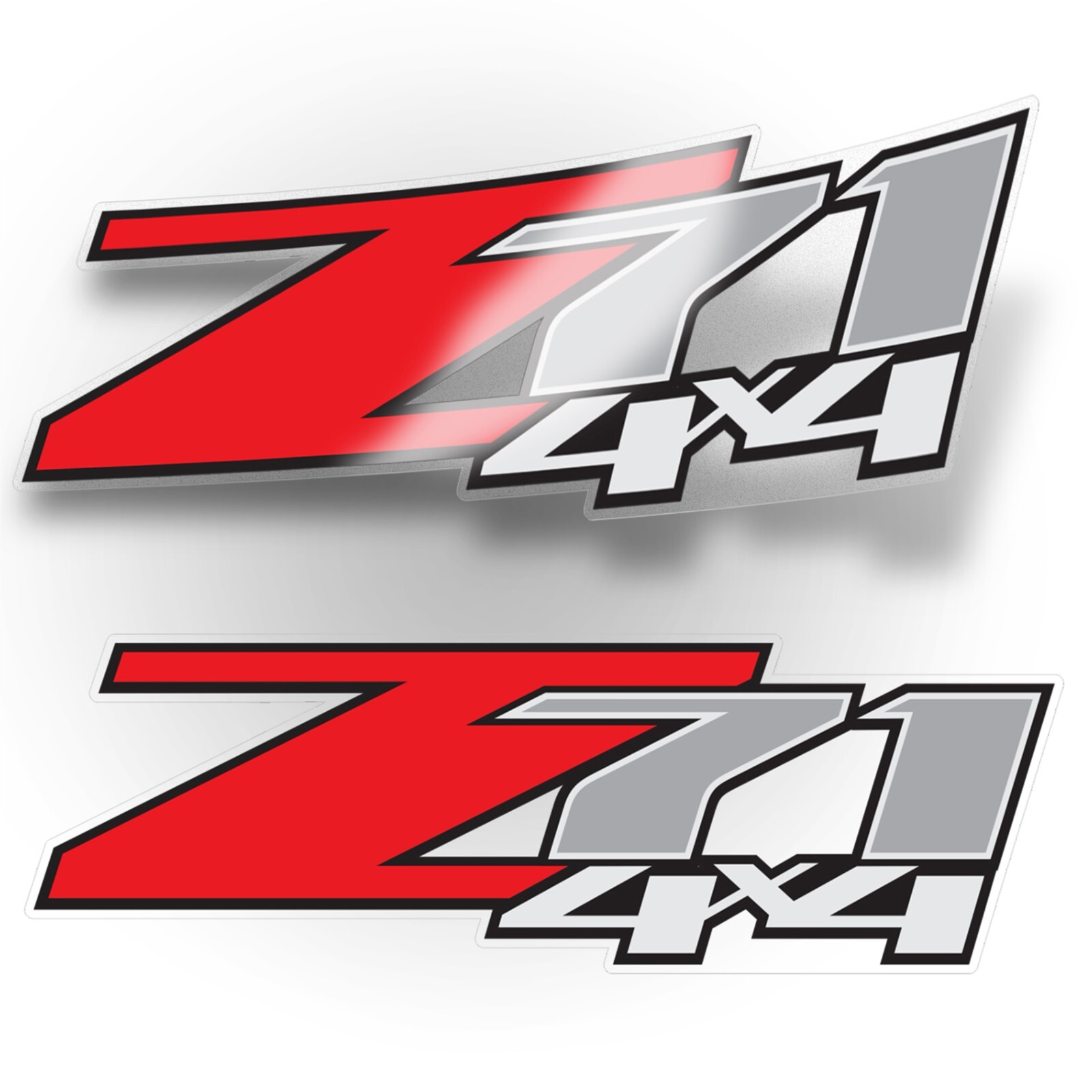 Z71 4×4 Decals Chevy Silverado 1500-2500 HD Stickers (Set of 2 Clear Decals