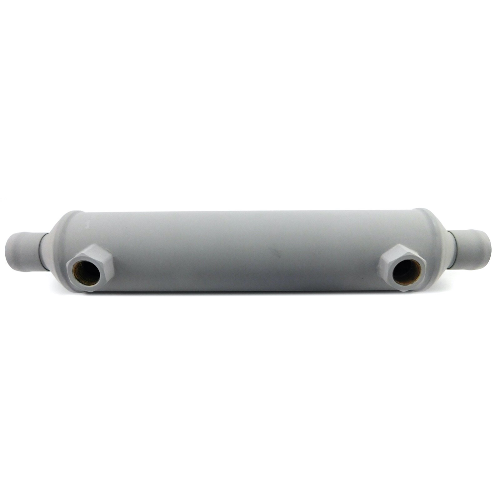 NEW Seakamp 29133 Marine Oil Cooler 2×9″ Body 3/8″ NPT 1″ Hose Copper 12″ OAL