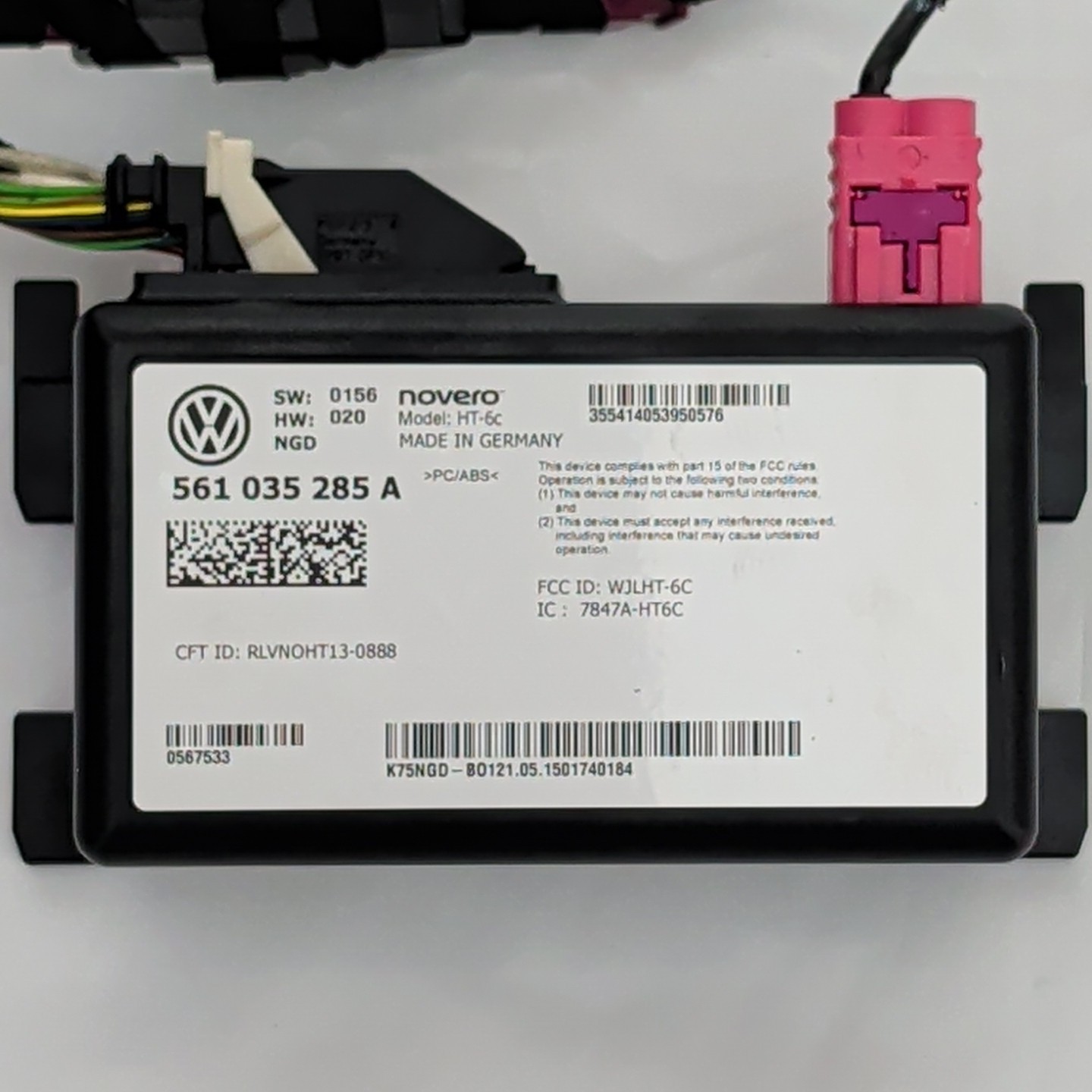 Communication Interface Box Fits 14-15 18-19 VW PASSAT, TIGUAN 561 035 285 A