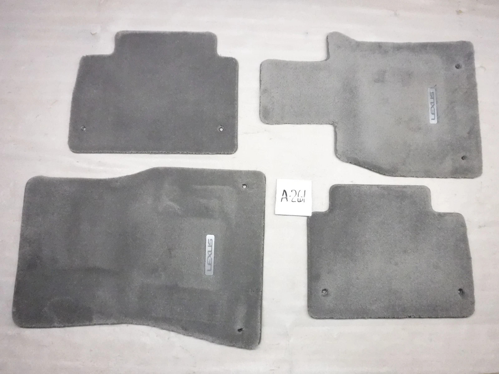 New OEM Floor Mats 4 Piece Lexus LS460 Dark Grey 2007-2012 AWD Premium Short WB