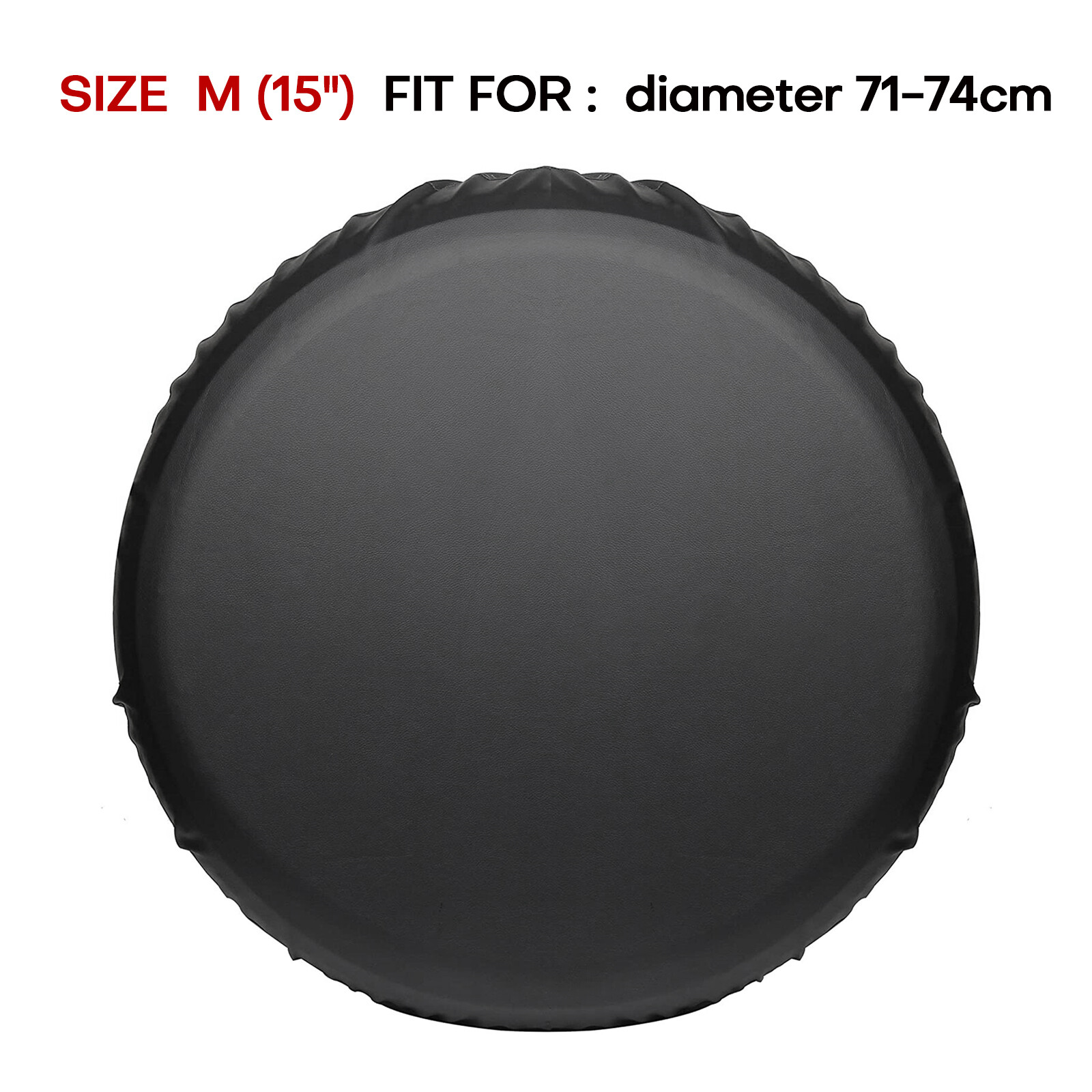 15″ Leather Spare Tire Wheel Cover Fit Jeep Trailer RV SUV Truck 28″-29″ Wheel