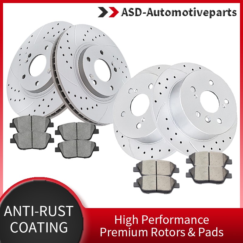 Front Rear Rotors Disc Brake Pads for 2011 – 2014 2015 Hyundai Sonata Kia Optima