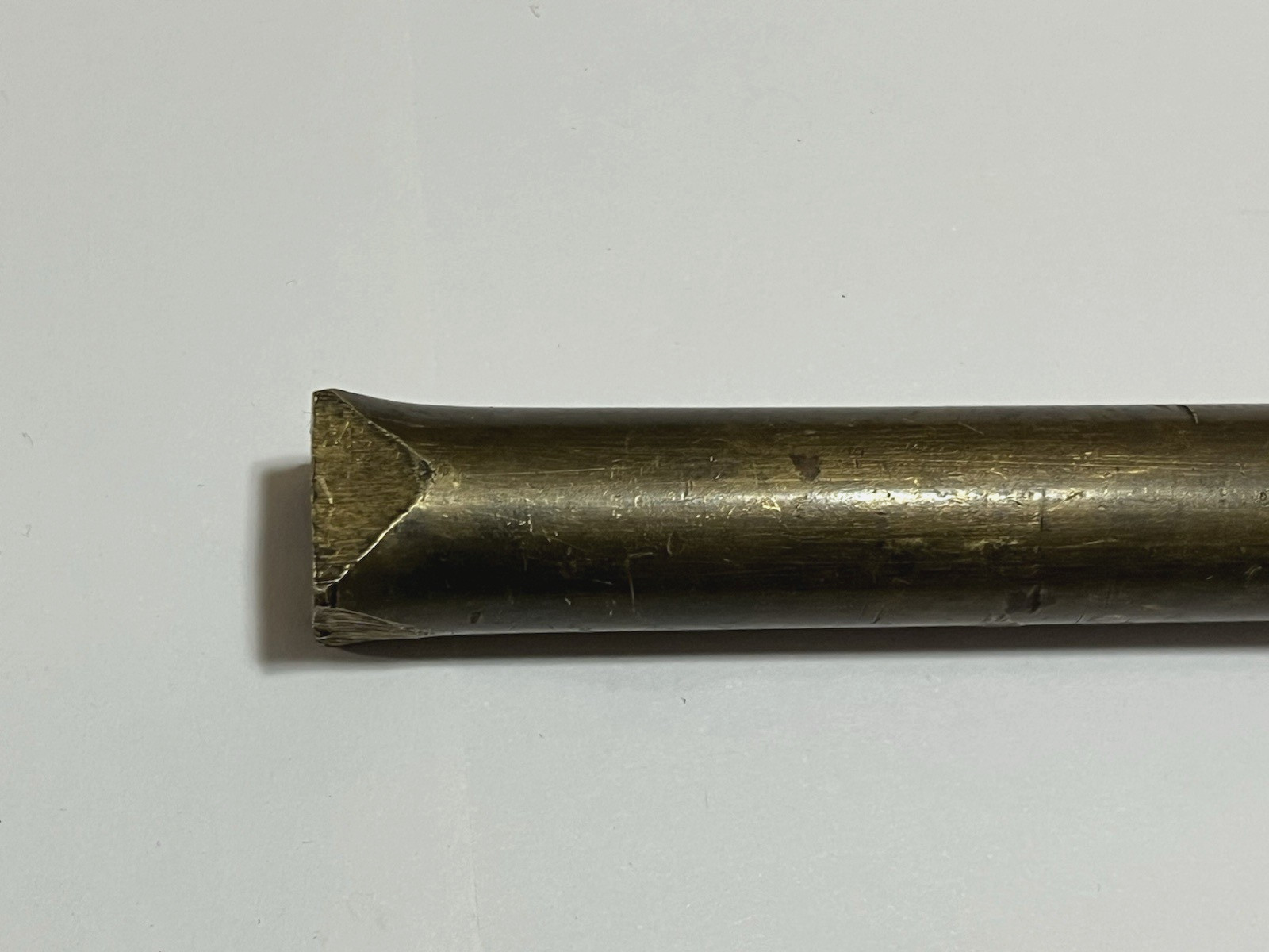 Brass Bronze Drift Punch 3/4 Round Shank Square Tip 6-1/2″ Long No Spark