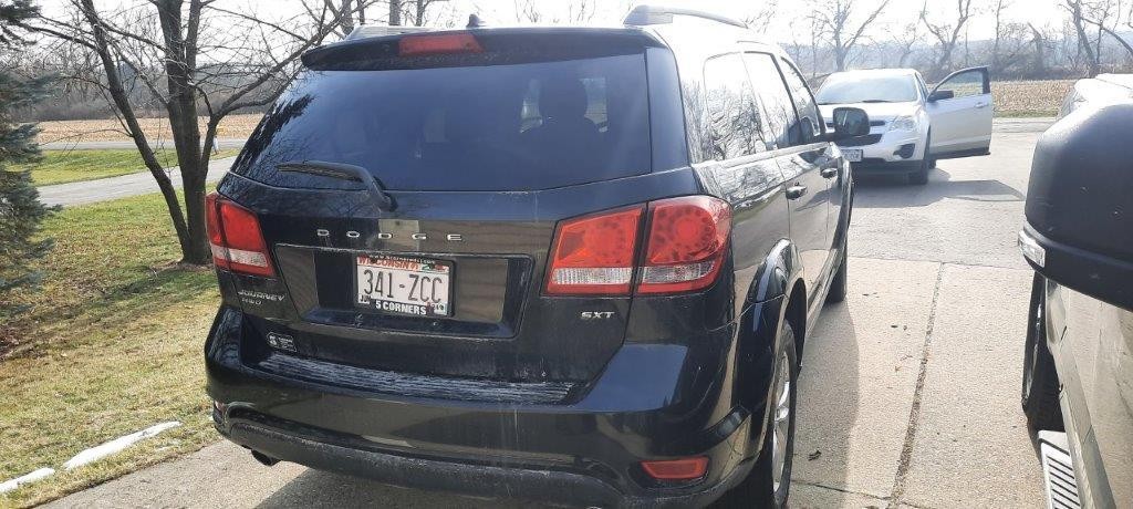 Used Right Door Mirror fits: 2015 Dodge Journey Power manual folding heated pain