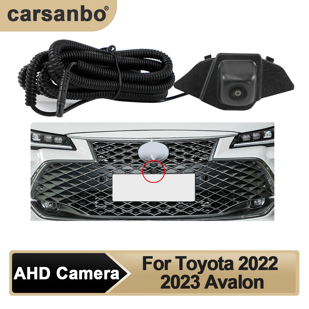 Fit For 2022-2023 Avalon Front View Camera w/ Camera Cable DC12V AHD/CVBS Switch