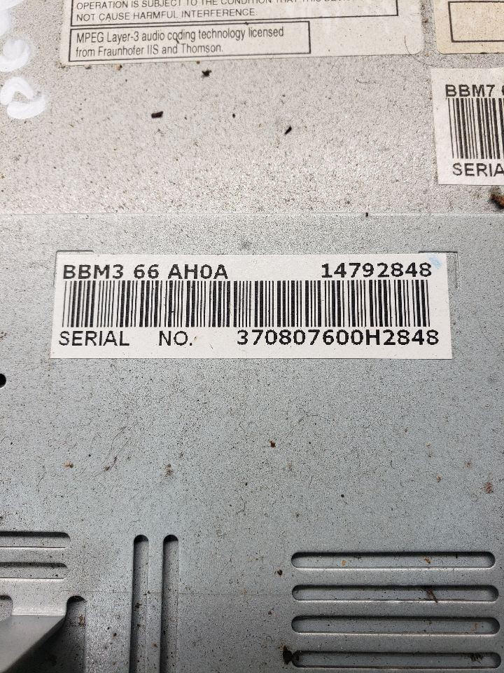 2011 Mazda Mazda3 Radio Tuner And Receiver MP3 AM FM CD OEM 1450324