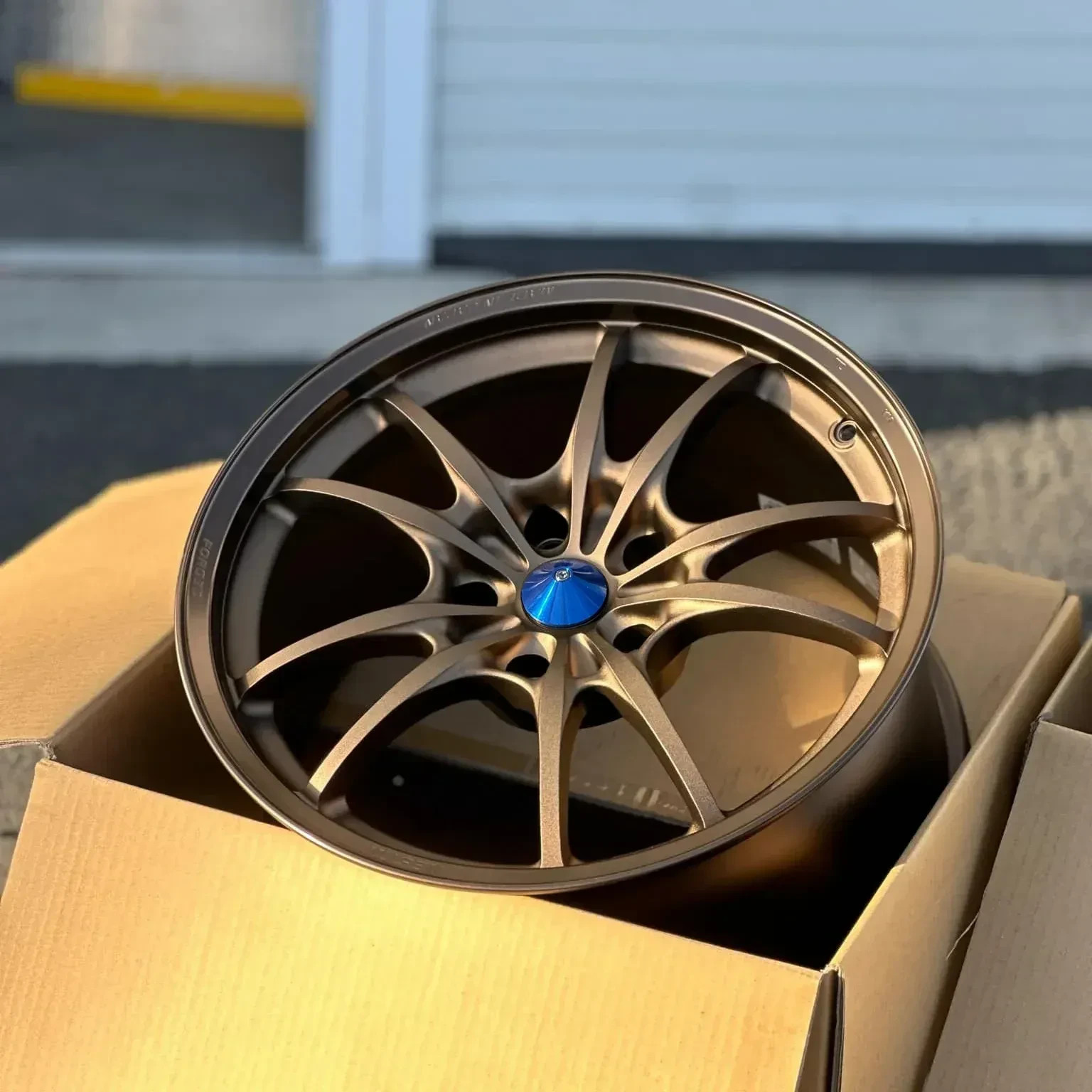 (set of 4) Mugen MF10 18×9.5 +45 5×120 Bronze Wheels fits Civic Type-R FK8 FL5
