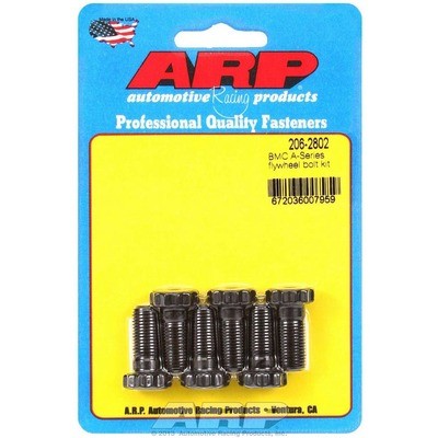 ARP 206-2802, Flywheel Bolt Kit Pro 3/8-24 x 0.900″ 12pt Head Set of 6 Black