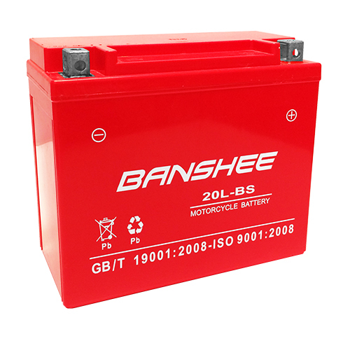 Banshee YTX20L-BS for Harley Sportster Softail Dyna CVO FX Fat Bob Buell Triumph