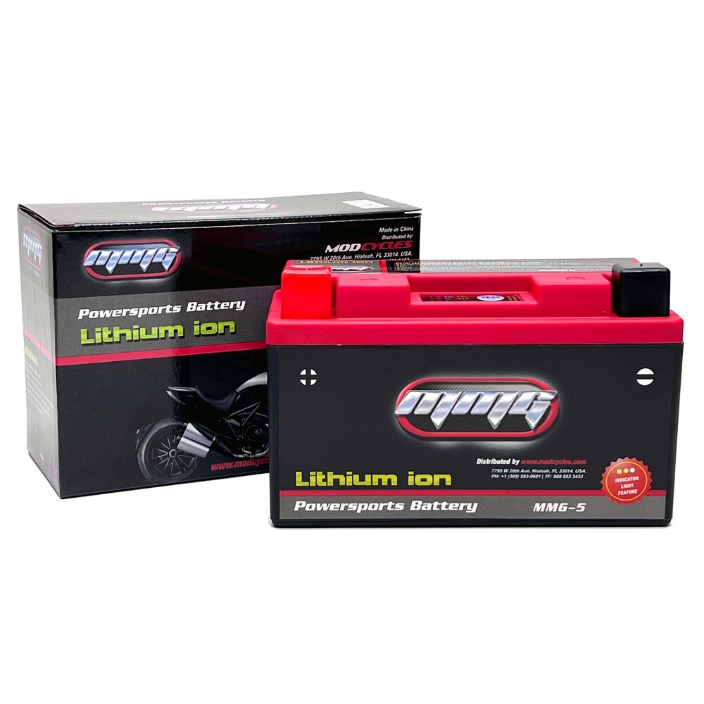 MMG Lithium Ion Sealed Battery 12V 240CCA Replaces YT7B-BS or YB7B-4 Powersports