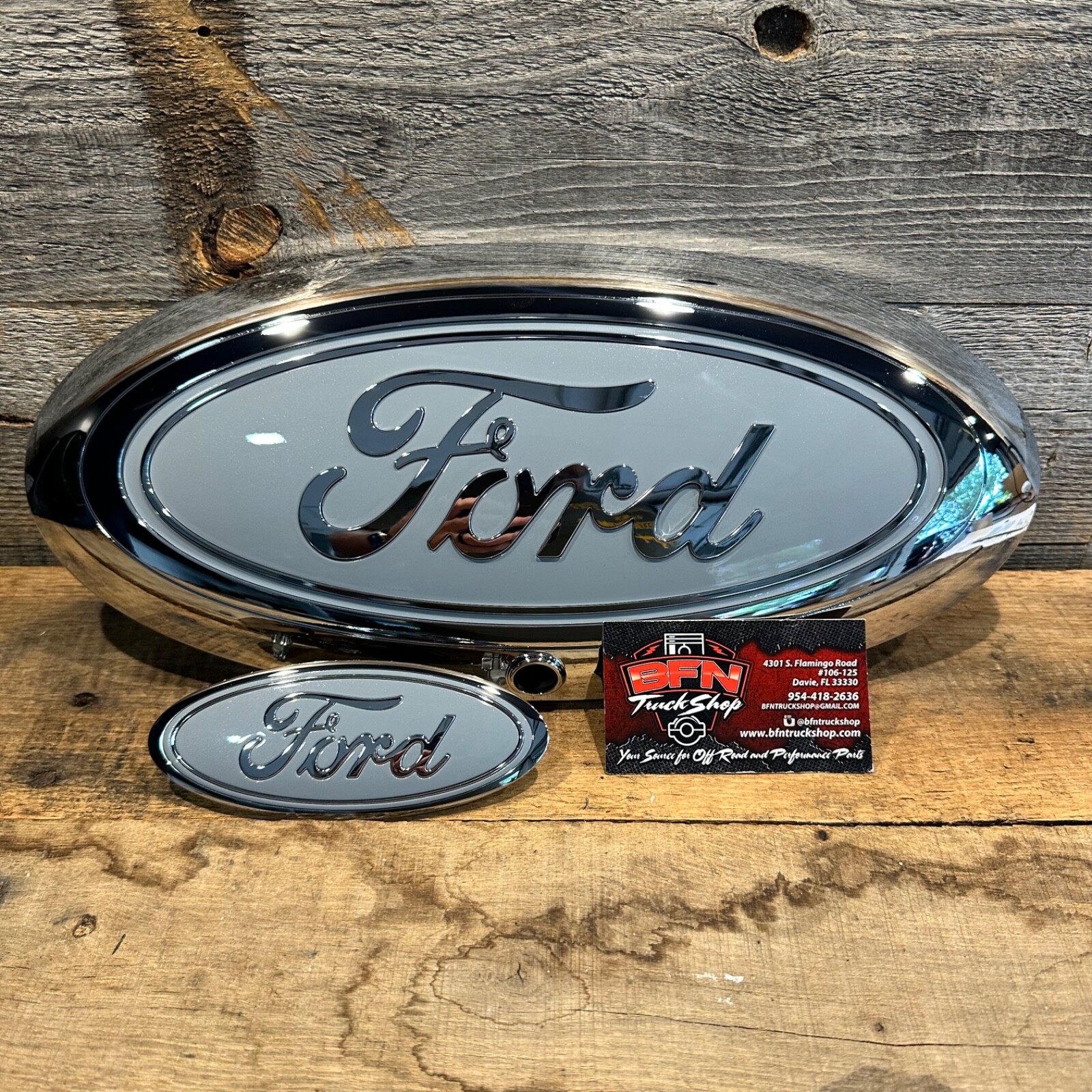2023+ F250 F350 F450 Superduty Custom Painted Ford Front & Rear Emblem Oval Set