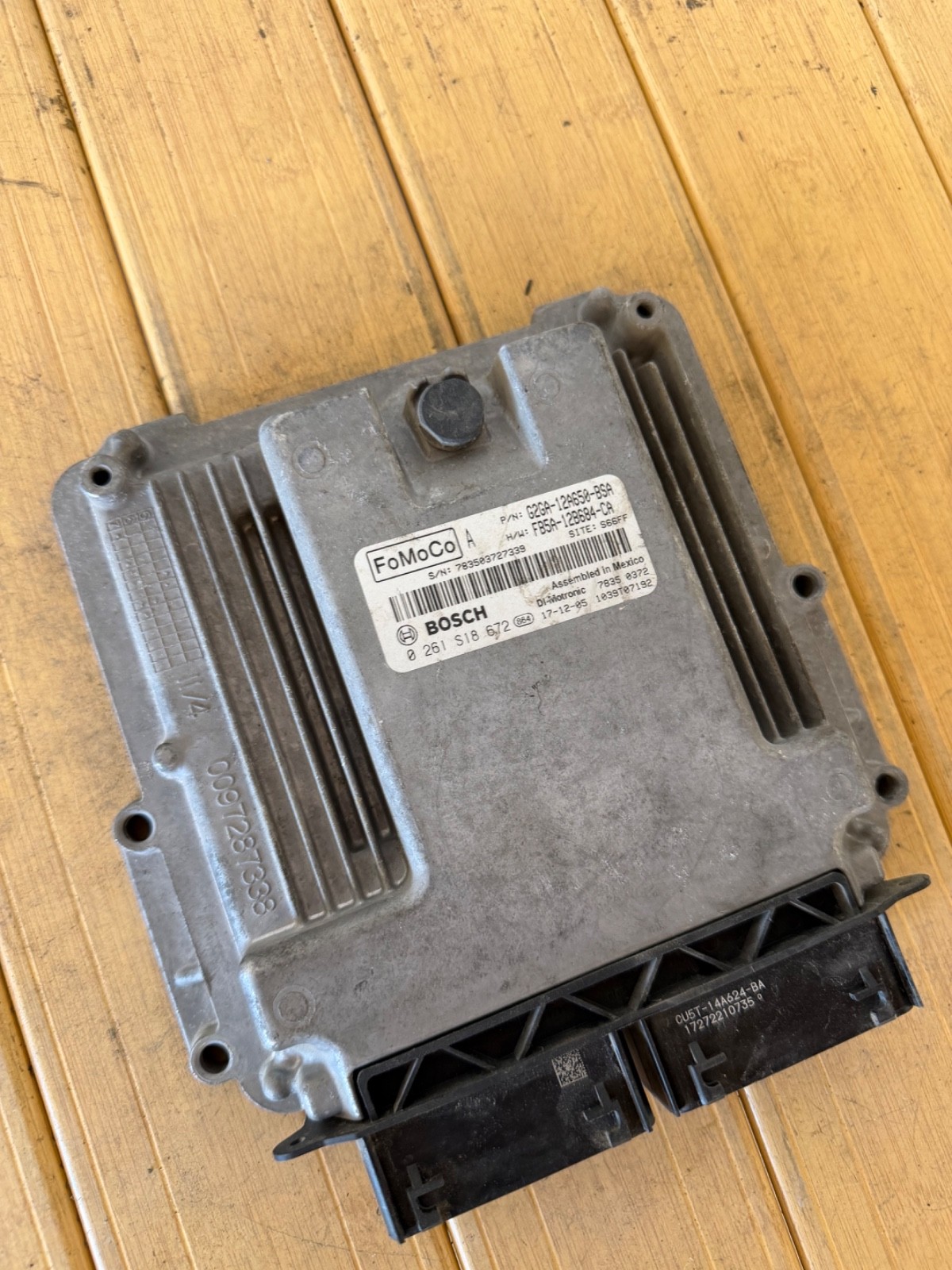 2018 FORD EDGE TURBO 2.0L ENGINE CONTROL MODULE ECU ECM PCM OEM G2GA-12A650-BSA