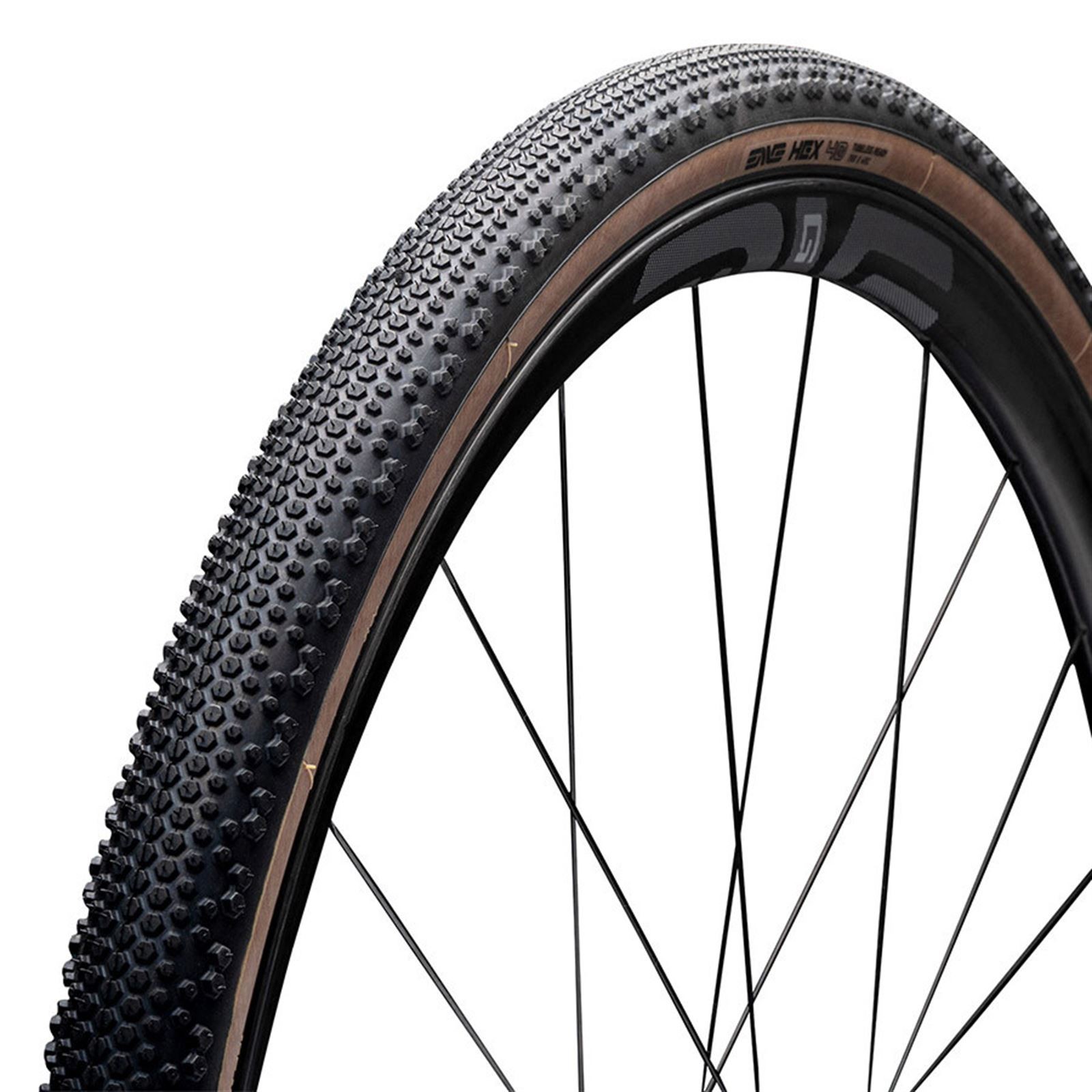 ENVE HEX Gravel Tire 700x40C Folding Tubeless Ready Black/Tan 300-1022-029