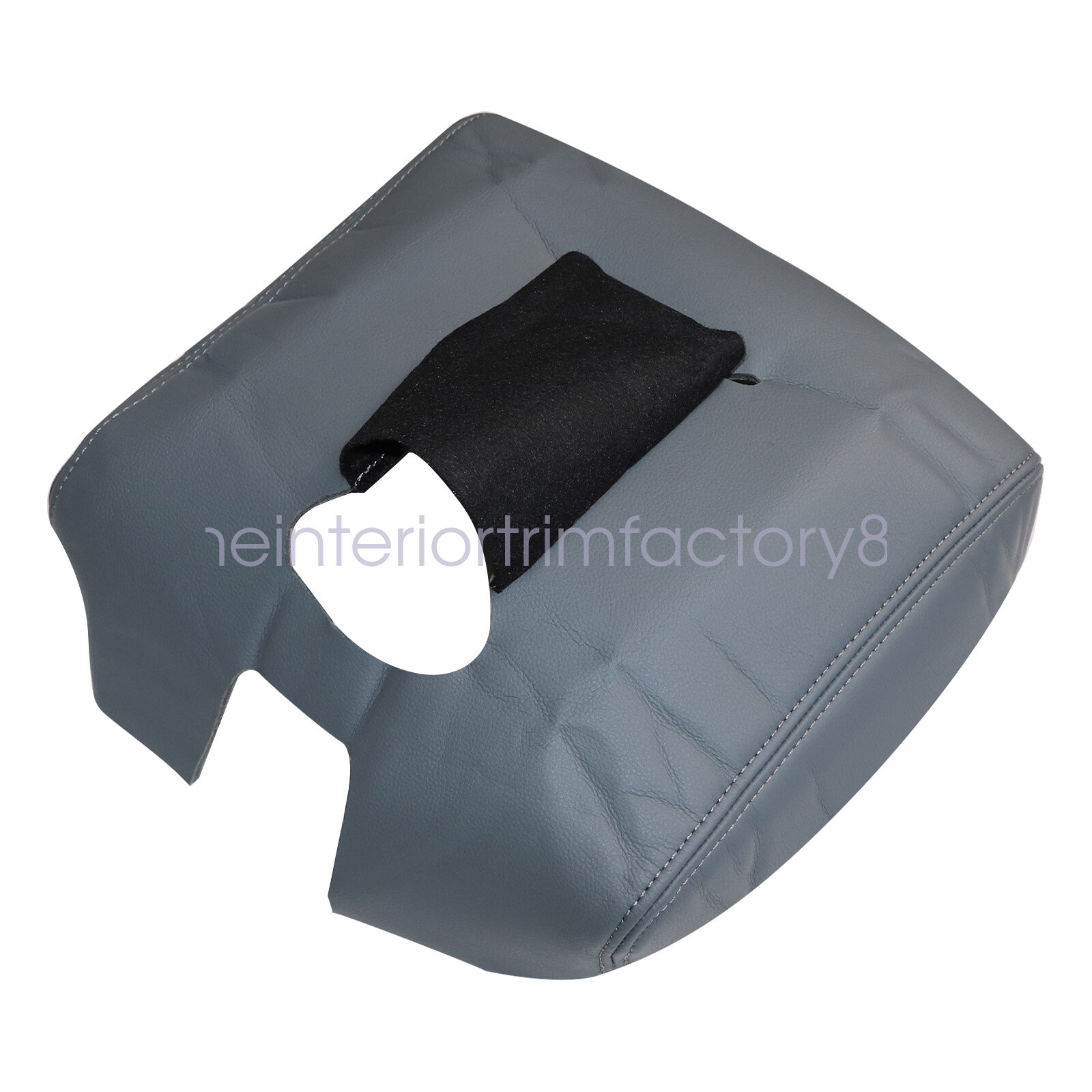 For 2014-18 Chevy Silverado 1500 2500 3500 Console Lid Armrest Cover Dark Gray
