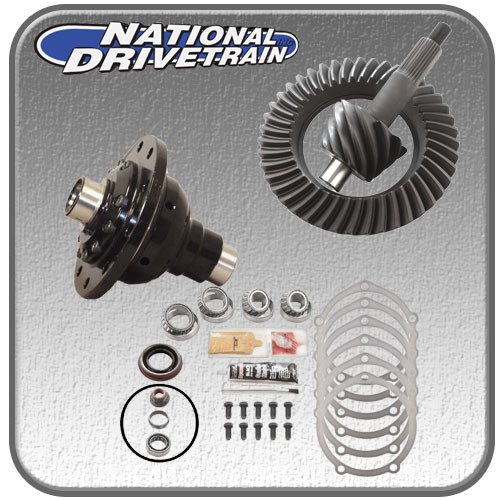 RING AND PINION, BEARING INSTALL KIT & NEW POSI – FITS FORD 8″ – 3.25 RATIO