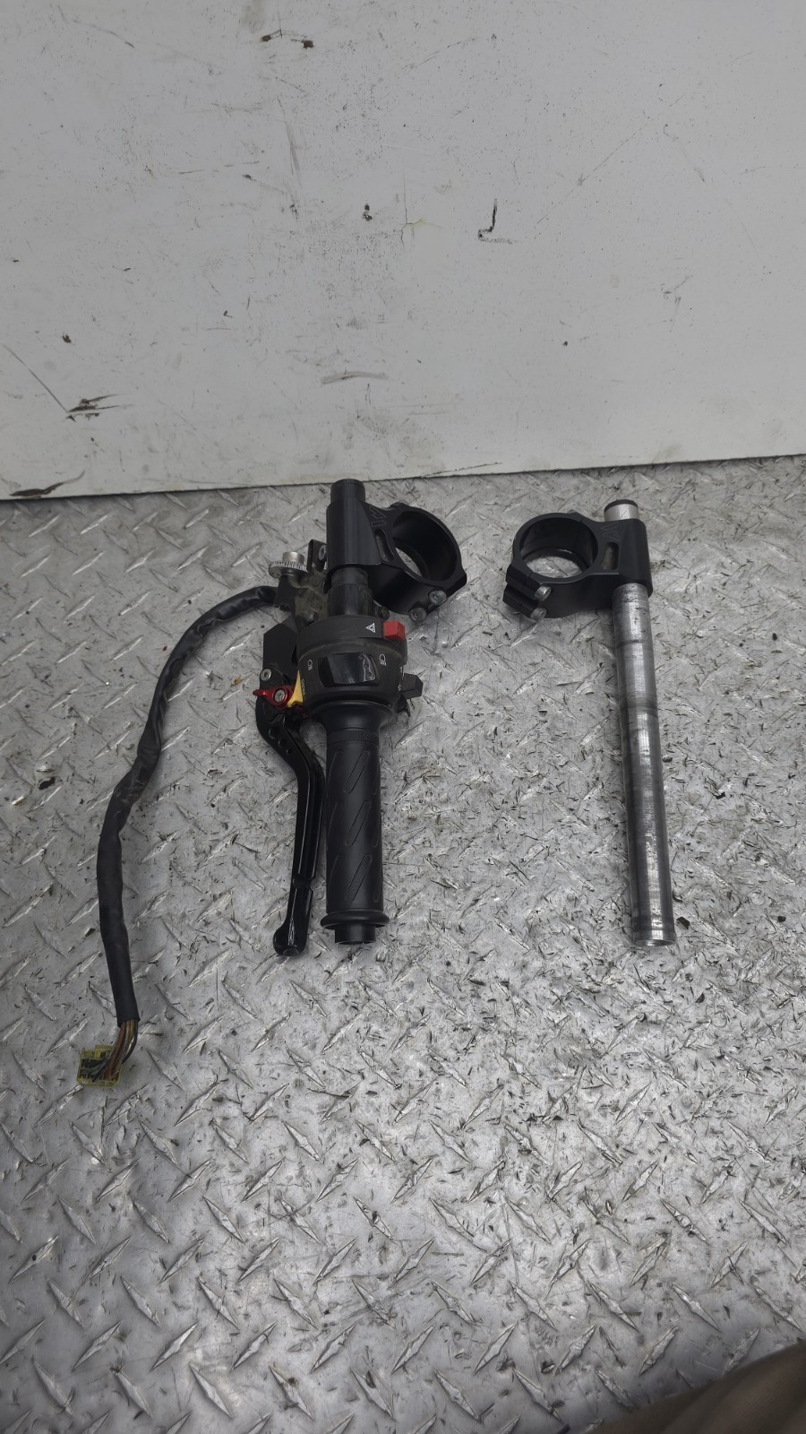 2006-2009 SUZUKI GSXR 600/750 WOODCRAFT 50MM ADJUSTABLE CLIP ON HANDLEBARS