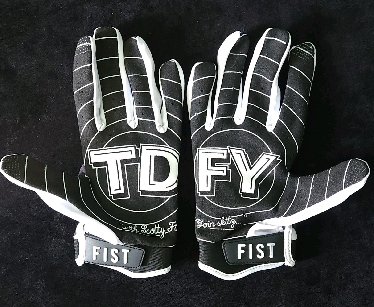 Top Dog Motocross Hand Gloves-“Skitz” By FIST HANDWEAR AUSTRALIA (NEW) Large