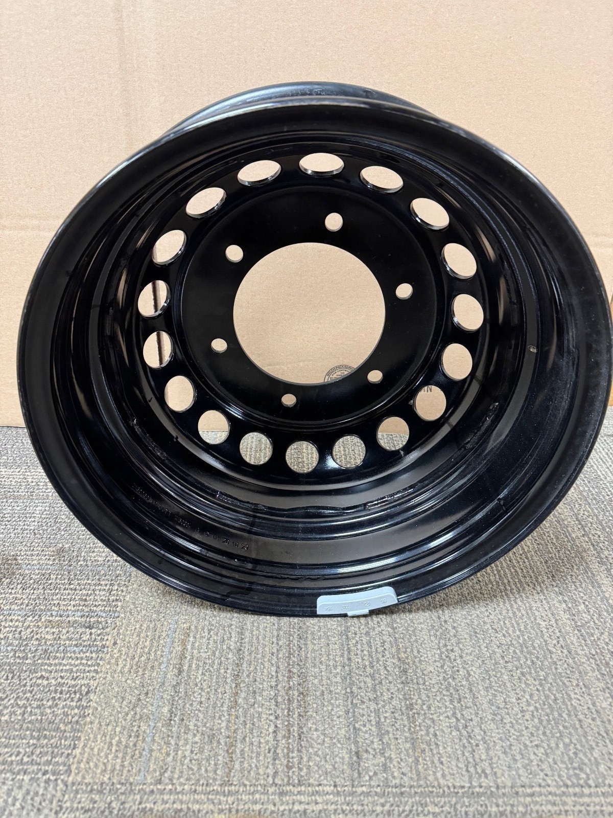 11-24 Mercedes-Benz Sprinter 3500 Van 16×5.5 6 Lug Dually Black Steel Wheel
