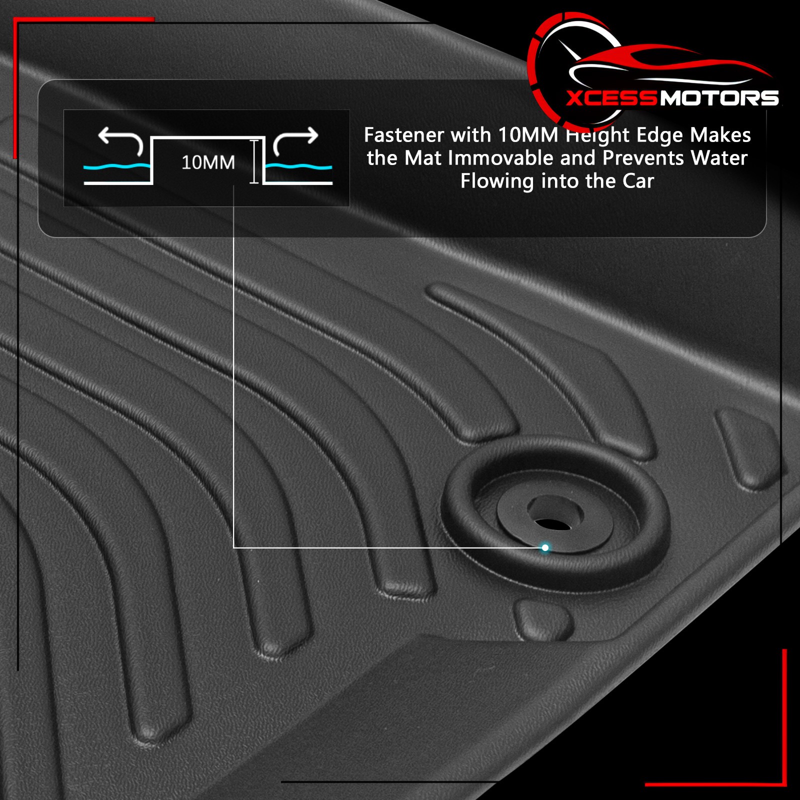 For 17-22 Kia Sportage 3D Molded TPE Floor Mats + Trunk Mat All Season Protector