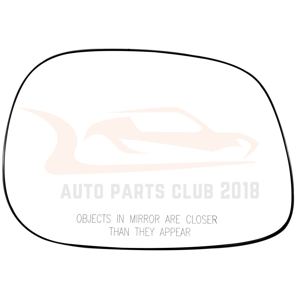Replacement Mirror Glass For 02-04 DODGE RAM PICKUP Right Side Spotter Glass