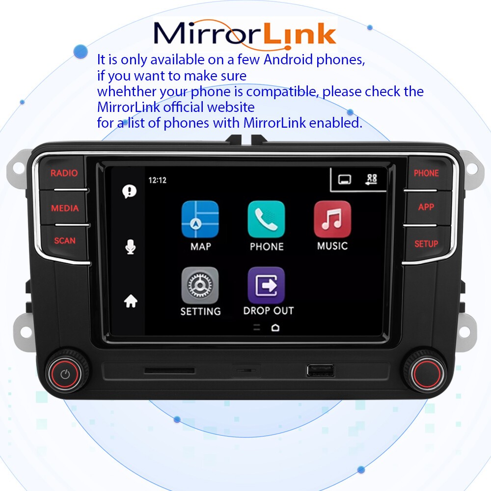 Noname RCD330 RCD340G RCD440 Android Auto CarPlay Car Stereo For VW Golf Jetta