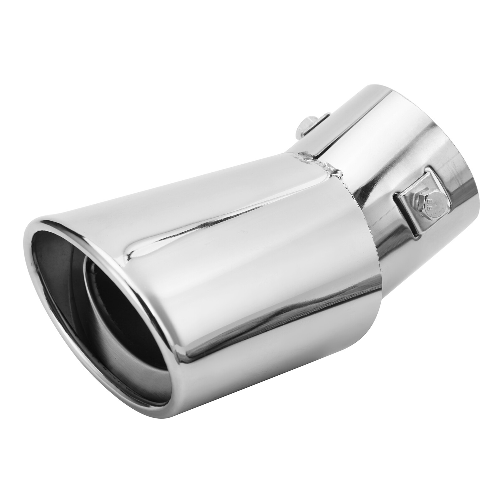 For Honda CR-V 2PCS Car Rear Exhaust Pipe Tail Muffler Tip Trim Stainless Steel