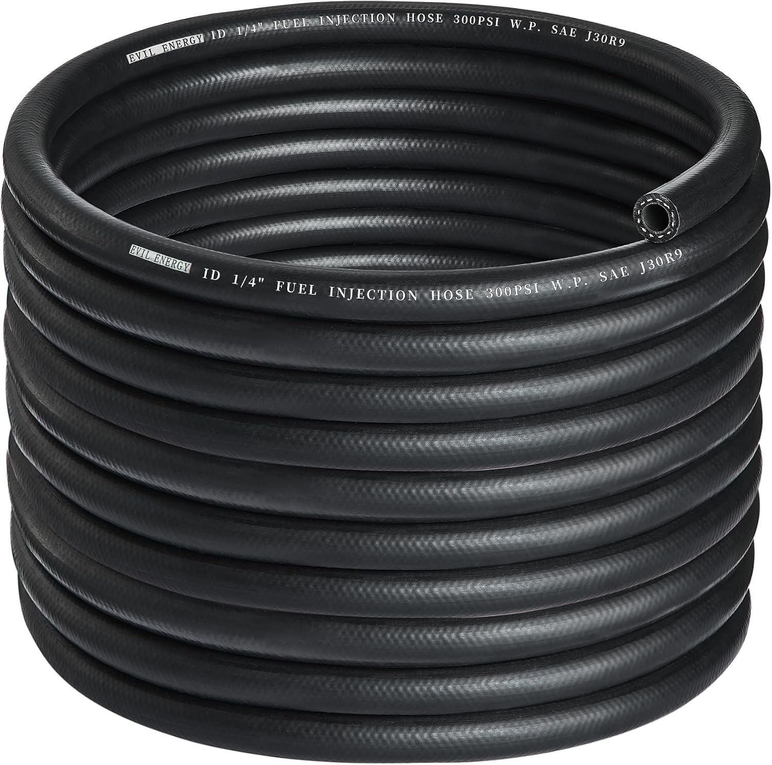 ​ 1/4 Inch 25FT SAE J30R9 Fuel Line Hose Compatible with Gas Diesel Ethanol E85