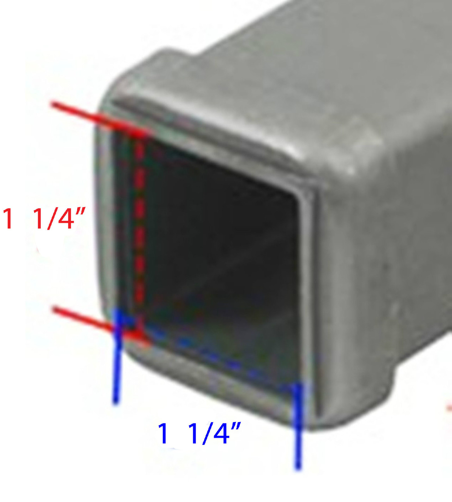 1 1/4″ 1.25 inch Black Trailer Hitch Receiver Cover Plug fits Car Truck Van SUV