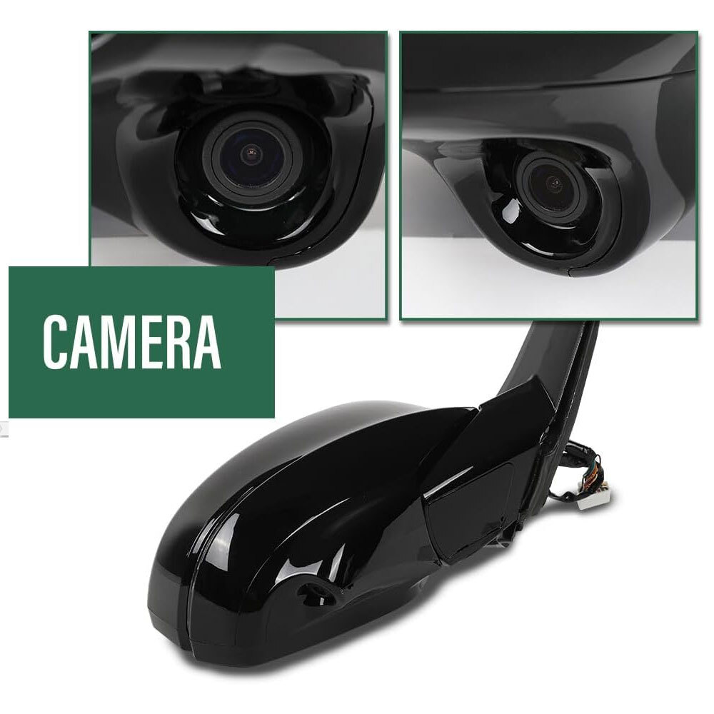 For Honda Accord Sedan 2013-2015 Right Passenger Side View Mirror Heated Camera