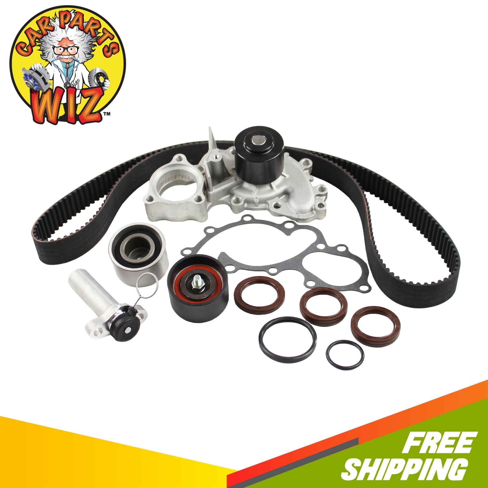 Engine Timing Belt Kit Water Pump Fits 92-93 Lexus ES300 3.0L 24V DOHC 3VZ-FE