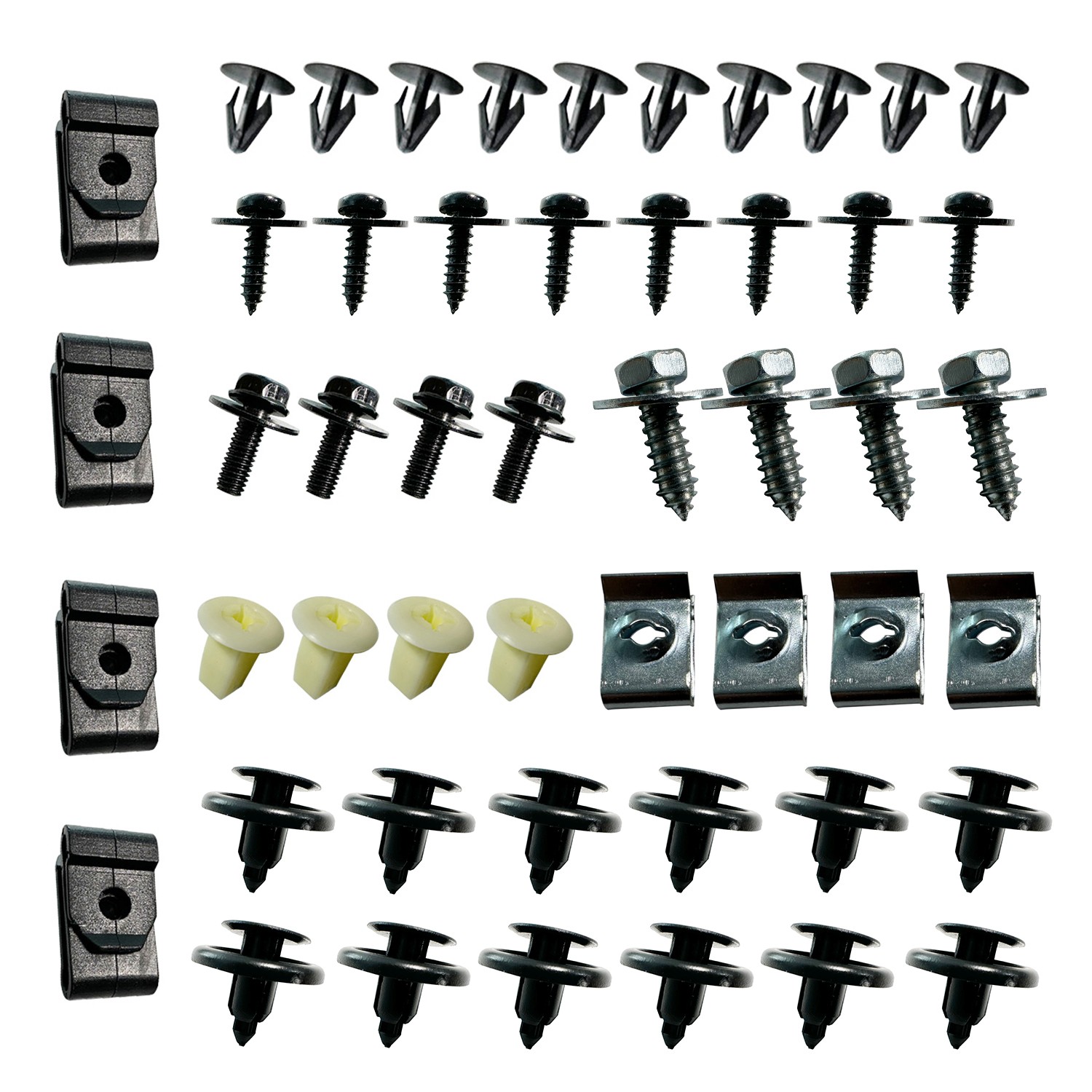 For Toyota Engine Splash Shield Fender Bumper Screw Clips Rivet Fastener 50PCS