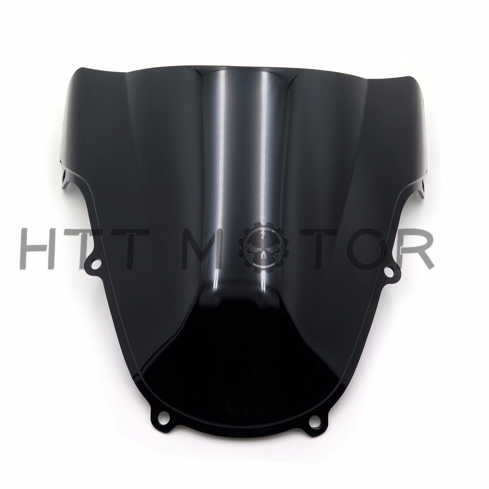 Black Windshield Windscreen Fit For SUZUKI GSXR600 GSX-R750 01-03 GSXR1000 01-02