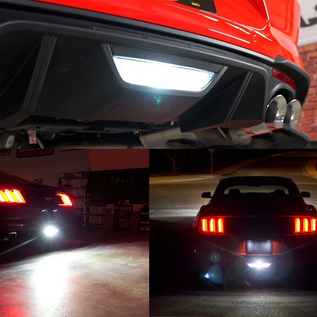 1000LM White 3156 3157 LED Reverse Backup Light Bulb For 2015-2021 Ford Mustang