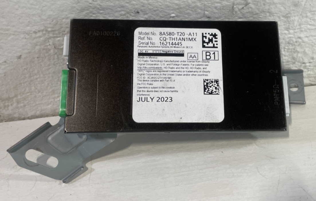 2023-2025 ACURA INTEGRA RADIO AUDIO RECIEVER TUNER CONTROL MODULE UNIT # 104526